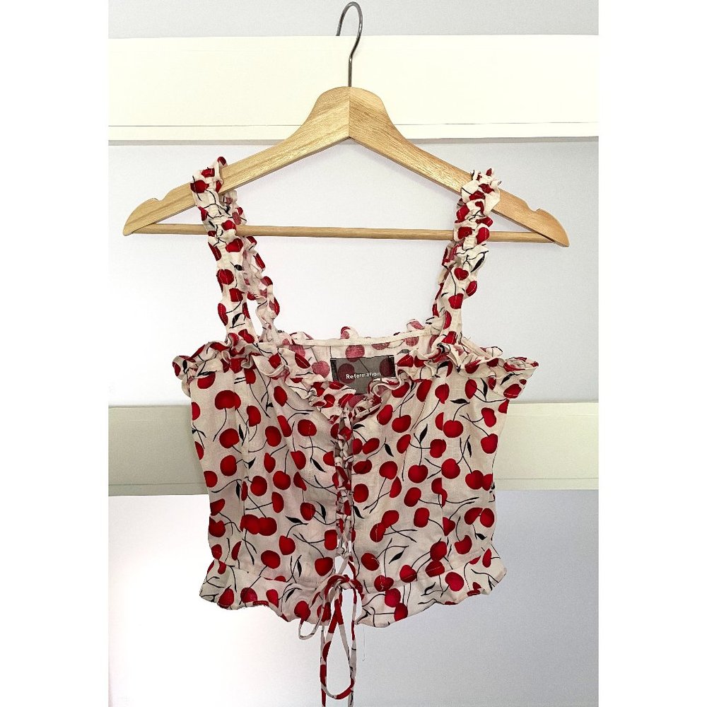 Reformation Cherry Top